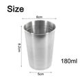thumbnail image 2 of Tasse en Acier Inoxydable 30/70/180/320ml pour Bière Cola Milkshake pour bar Café, 2 of 8