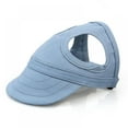 thumbnail image 3 of Naturalour Dog Pet Puppies Hat Ear Holes Headwear Baseball Cap Outdoor Sun Hat Accessory, 3 of 5