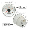 thumbnail image 3 of 52mm Water Level Gauge+Water Level Sensor 240-33Ohm With 8Color Backlight Water Level Indicator Meter Fit For Car Boat Marine ,High Precision, 3 of 7