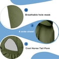 thumbnail image 3 of 1 sombrero de verano para hombre, protector solar, sombrero de pescador de ala grande con máscara facial, chal, sombrero para el sol, visera, 3 of 5