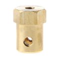 thumbnail image 2 of Conector de Eje de Acoplamiento Hexagonal de Latón con Accesorios ontaje 3-8mm DIA 4 mm Cola Acoplamiento de hexágono de latón, 2 of 8