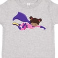 thumbnail image 4 of Inktastic African American Girl, Cape, Superhero Girl Girls Toddler T-Shirt, 4 of 5