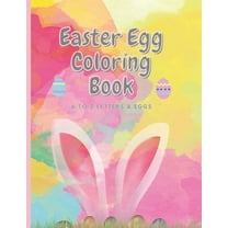Easter Egg Coloring Book: A to Z Letters & Eggs (Paperback)