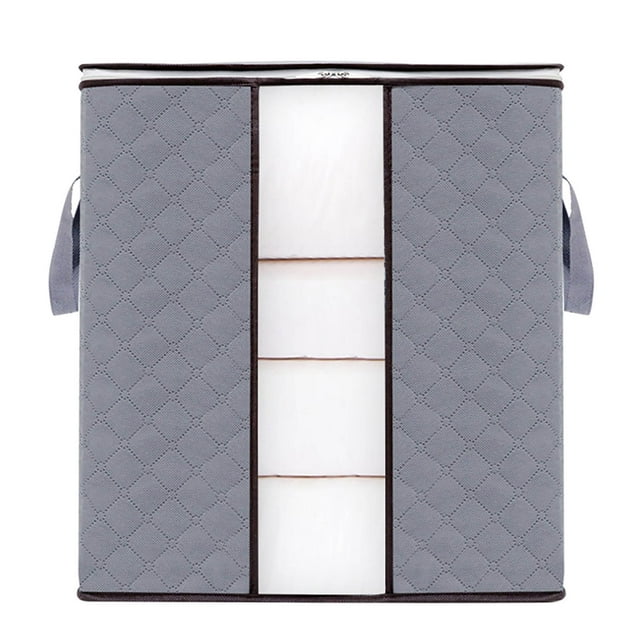 Xihbxyly Bolsa de Almacenamiento para Colchas, Organizador de Ropa de Gran Capacidad, Tela Transpirable, Diseño de Cremallera Reforzada, Fácil de Levantar y Mover, Ideal para Guardar En Armarios o Do