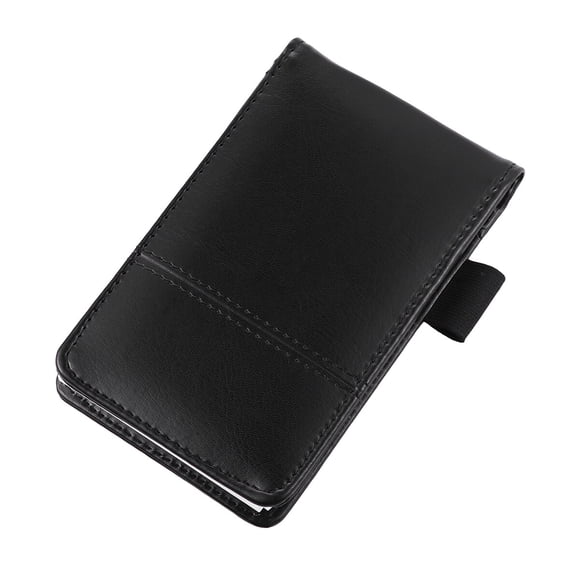 EeaseMX Libreta portátil tamaño A7, bloc de notas práctico, bloc de notas, papelería, papel de notas para oficina y escuela, sin bolígrafo (negro)