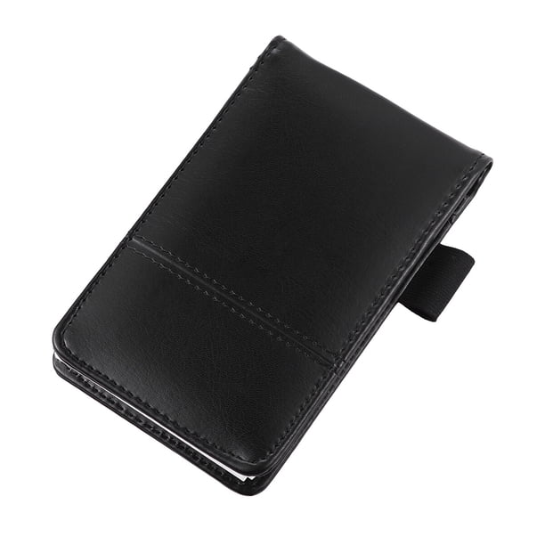 EeaseMX Libreta portátil tamaño A7, bloc de notas práctico, bloc de notas, papelería, papel de notas para oficina y escuela, sin bolígrafo (negro)