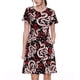 thumbnail image 1 of Balery Snake And Rose Vestidos sueltos de manga corta para mujer, vestidos de verano 2025, vestidos casuales de corte A con vuelo., 1 of 6