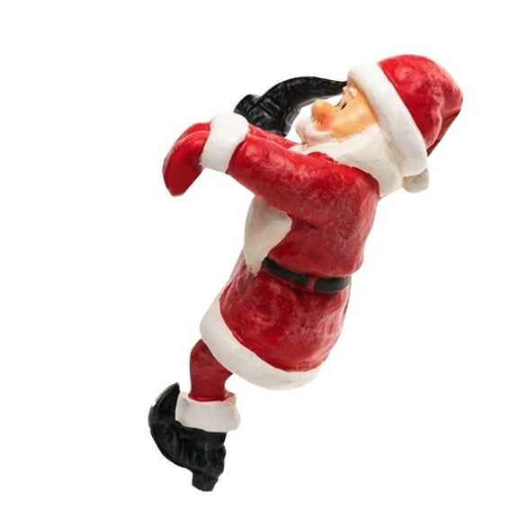 (Clearance) pdqouc Pot Buddies Christmas Santa Old Men Plant Pot Hanger Plant Buddy Christmas Planter Pot Plant Huggers for pots Christmas Decor Red