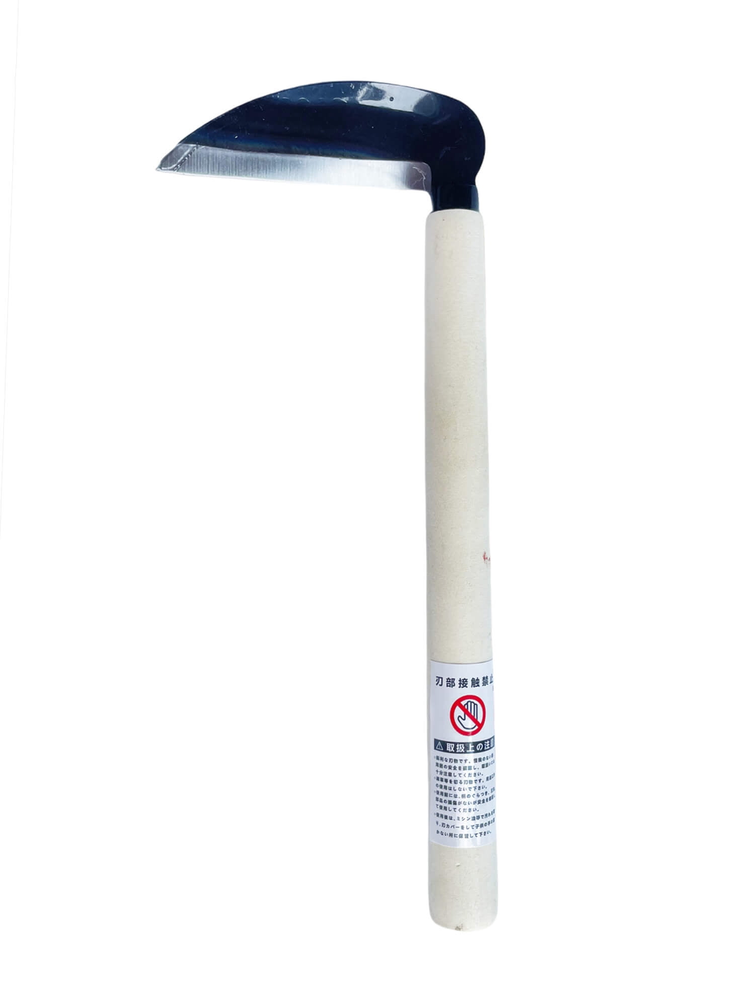 Sickle Garden Tool, Japanese Manual Grass Cutter, Garden Hoe for Weeding with Triple Blade, Scythe Tool for Yard Quick Work