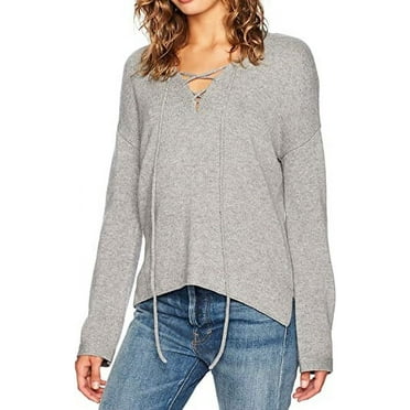 Joie HEATHER GREY Pullover Sweater, US Large