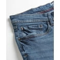 thumbnail image 2 of IZOD Men's Straight Leg Jeans - Classic 5-Pocket Comfort Stretch Straight Fit Denim Pants for Men, 2 of 7