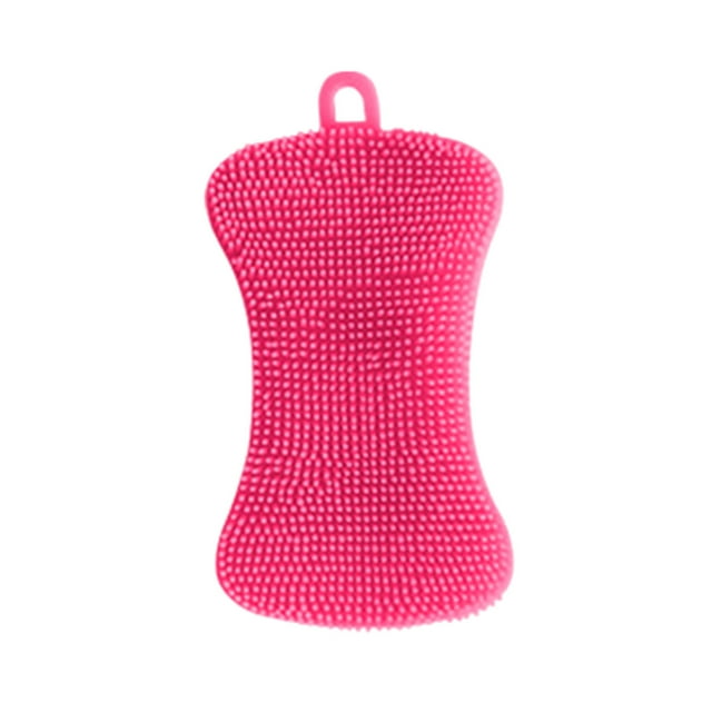 Xihbxyly Cepillo Lavavajillas Supersuave, Doble Cara, Estropajo Flexible, Herramienta Multiusos para Cocina y Hogar, Limpia Platos, Encimeras y Duchas, Versátil (Paquete de 1)