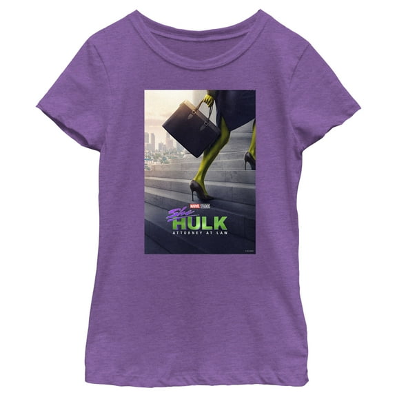 Girl's She-Hulk: Attorney at Law Super Lawyer Graphic Tee Purple Berry X Small