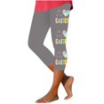 thumbnail image 1 of Pantalones de Ajuste Seco de la Moda de las Mujeres Imprimidas Leggings, Deporte de Yoga Elástico de Poliéster Elástico Respirable, 1 of 4