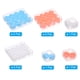 thumbnail image 3 of Uxcell 42 Pcs Tapones de Silicona para los Oídos para Dormir Cancelación de Ruido Blanco/Naranja/Azul, 3 of 7