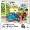 thumbnail image 3 of Gallery Glass Stained Glass Acrylic Paint Kit, 18 Piece Set, 2 fl oz, 3 of 10