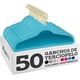 thumbnail image 1 of 50 Ganchos para Ropa de Terciopelo, Gancho Dorado Giratorio de 360 Grados, Adecuado para Todo Tipo de Ropa, Antideslizante (Negro), 1 of 20