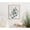 Gold, variant on Kate and Laurel Modern Minimalist Botanical Watercolor in Muted Teal Framed Wall Art by The Creative Bunch Studio, 16x20 Natural, Soft Eucalyptus Plant Art for Wall