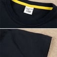 thumbnail image 7 of 4 Pack Toddler Boys Girls T-Shirts Solid Color Short Sleeve Tees Summer Crewneck Tops 1-12 Years, 7 of 7