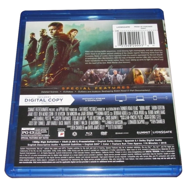 Robin Hood (Blu-ray + DVD) - Walmart.com