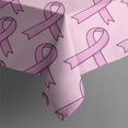 thumbnail image 4 of Pink Breast Cancer Rectangle Tablecloth 60"x120",Waterproof Polyester Rectangle Table Cloth, Wipeable Spillproof Polyester Tablecloth for Dining, Camping, Indoor and Outdoor, 4 of 6