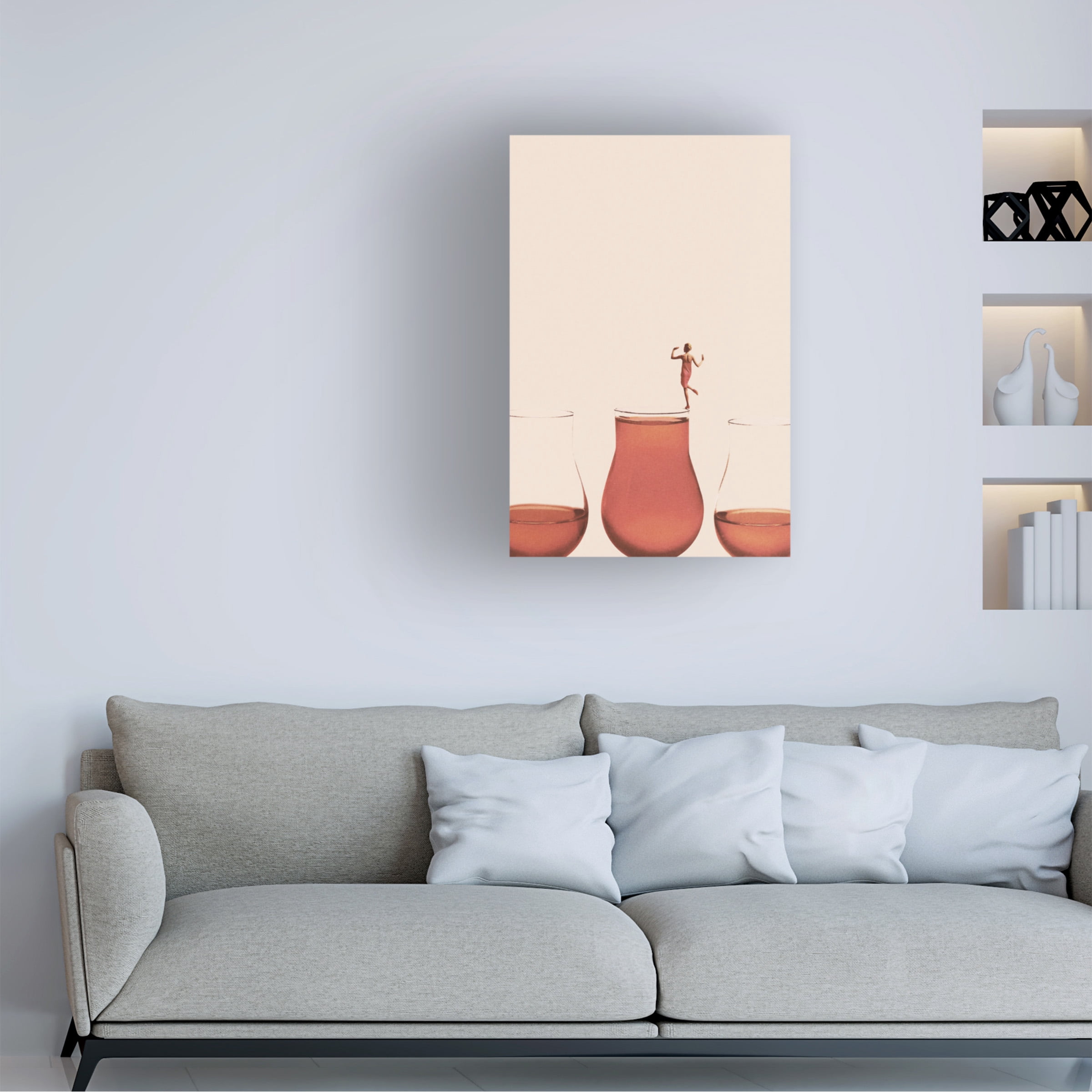 Trademark Fine Art Maarten Leon I Prefer The Full One Canvas Wall Art