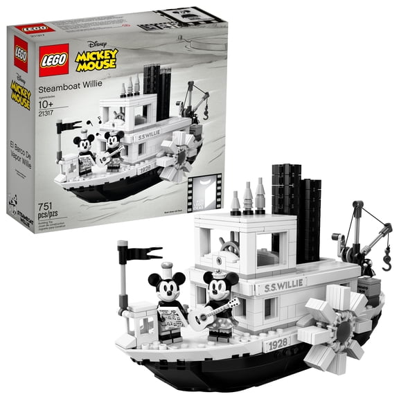 LEGO Ideas Steamboat Willie 21317 Mickey Mouse Building Set
