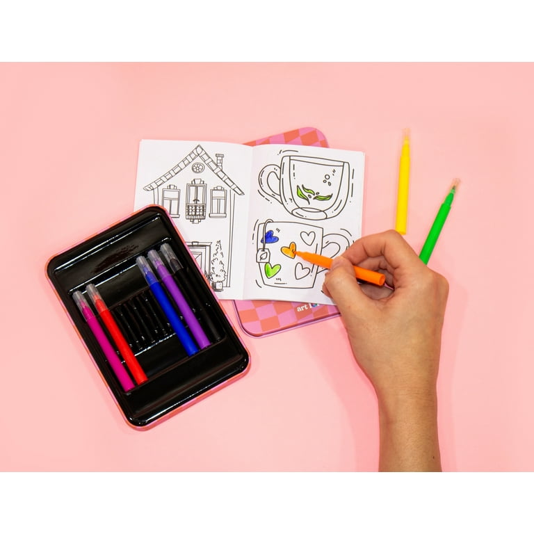 Mini Art 101 Coloring Travel Kit Mini Markers