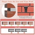 thumbnail image 5 of Metal Brick Clip Hooks No Drill Wall Brick Coat Hanger, Outdoor Brick Hanging Clip Hook, 5 of 5