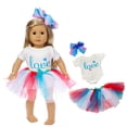 thumbnail image 4 of Doll Outfit Set Creative Fashion Doll Clothes Doll Accessories with Hair Tie, 4 of 5