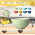 thumbnail image 7 of 16-Piece Cereal Bowls,26oz Wheat Straw Bowls Set, Unbreakable Durable Plastic Bowls for Kitchen, Camping, Kids Salad Snack Bowl Reusable,Dishwasher Safe, Multicolor$$Home Decor, Kitchen, & Other, 7 of 7