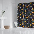 thumbnail image 2 of Pioneer Flower Floral Print Pattern Shower Curtain 84”x72", Bathroom Decorative Shower Curtain Set with 12 Hooks, Waterproof Washable, 2 of 6