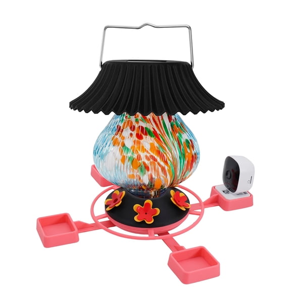 Solar-Powered Bird Feeder with 1080P HD Camera – Smart Bird Species Recognition, Infrared Night Vision, Auto Recording, Ideal for Backyard Wildlife Watching