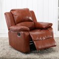 thumbnail image 2 of Greyson Living Charleston Leather Gel Glider Rocker Recliner by  Caramel Semi-Soft Traditional, 2 of 5