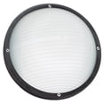 thumbnail image 2 of Sea Gull Lighting 83057-12 Bayside 10" Outdoor Wall/Ceiling Mount in Black, 2 of 2