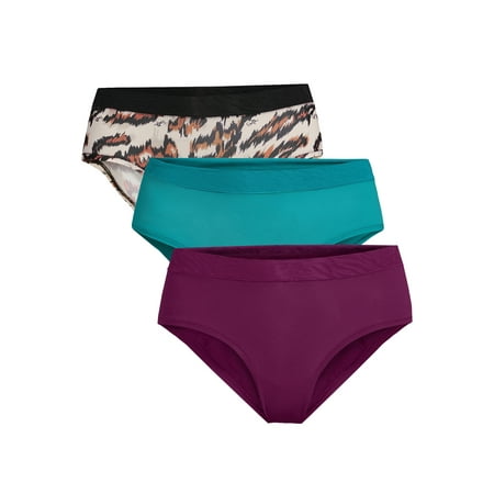 

Sofia Intimates by Sofia Vergara Women s Micro Hipster Panties 3-Pack