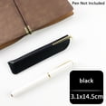 thumbnail image 1 of PU Leather Pencil Holder School Pen Storage Bag Pen Case Solid Color Wear-resistant Pen Protective Sleeve Small Sign Pen Cover A2, 1 of 6