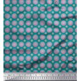 thumbnail image 1 of Soimoi Modal Satin Fabric Flower Artistic Print Fabric by Yard 42 Inch Wide, 1 of 3