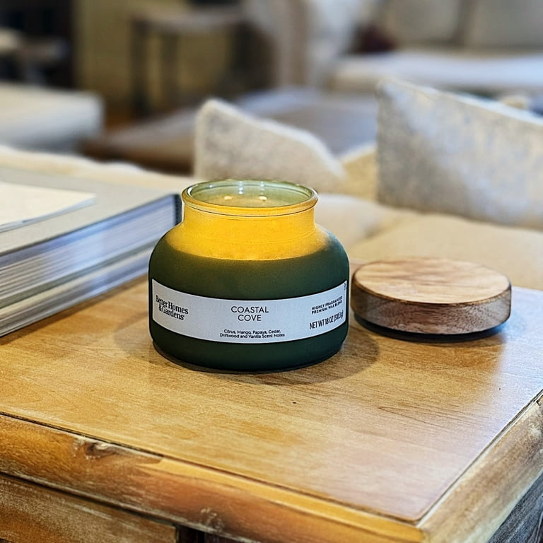 Better Homes & Gardens Coastal Cove Scented Candle 18oz Frosted