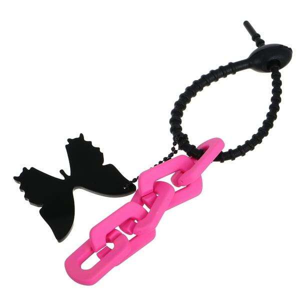 Llavero con forma de mariposa para bolso, colgante para coche, bolso, mochila, billetera