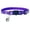 Purple, variant on CICRKHB Adjustable Cat Collar with Breakaway Buckle, Reflective SafetyCollar with Bell and Moon Star Pendant, Glow in the Dark Quick Release Pet Collar for Small Cats Black
