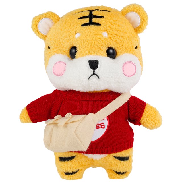 Tigre De Peluche De Juguete De 12 Pulgadas De Alto, Lindo Tigre De Dibujos Animados, Vestirse, Juguetes De Peluche, Animales Encantadores De Peluche Suave, Muñeca, Juguetes Para Bebés, Decoración Del Muyoka Hogar