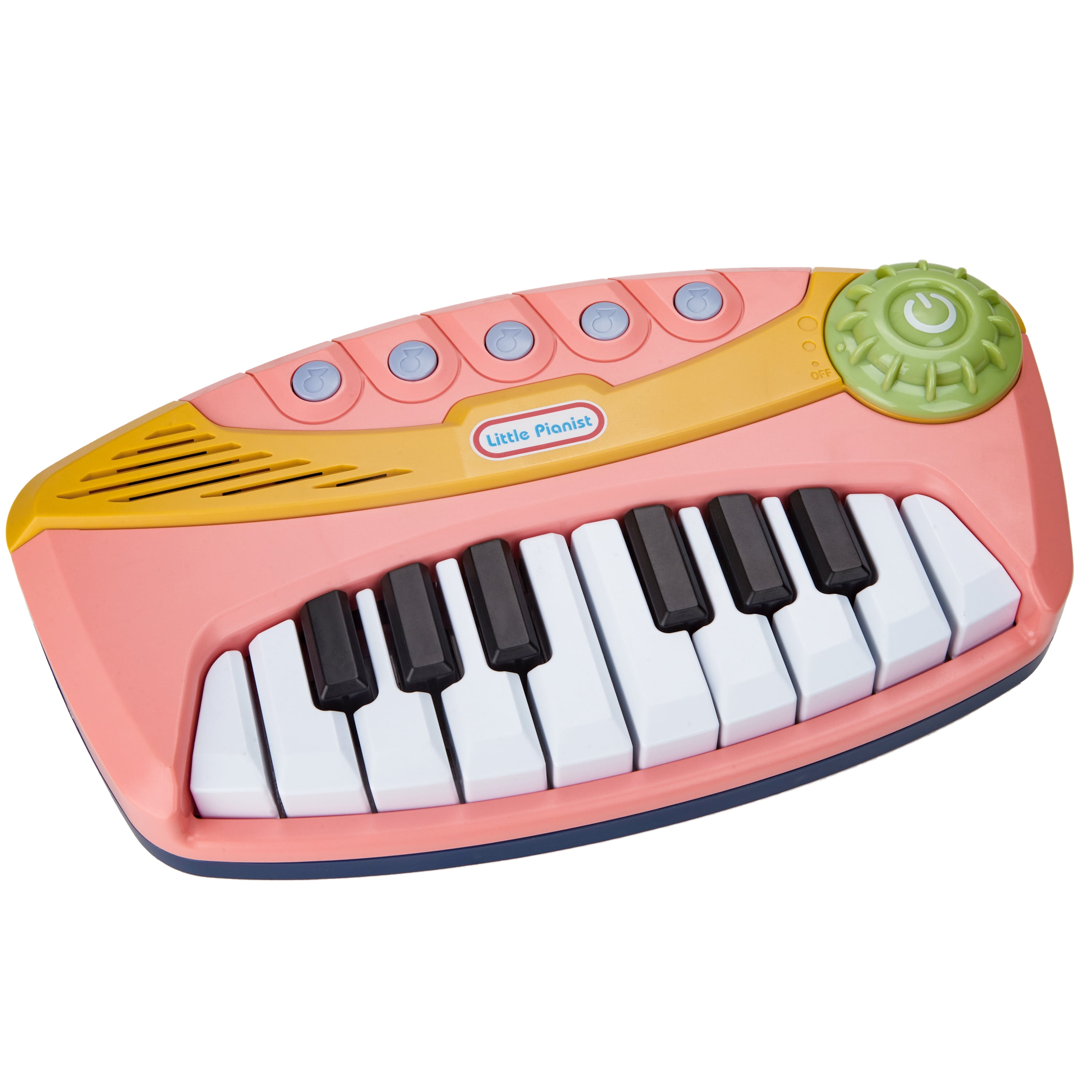 Contixo Keyboard Piano for Kids, Interactive Piano Toy with Light-Up Keys and 5 Built-In Melodies, Pink