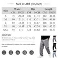 thumbnail image 3 of Men's Straight Leg Sweatpants Casual Wide Leg Joggers with Soft Drape for Gym Workout and Lounge Dark Gray XL, 3 of 5