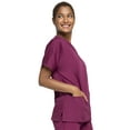 thumbnail image 6 of Cherokee V-Neck Scrub Top for Women with 3 Pockets & Dolman Sleeve - 4700, 6 of 8