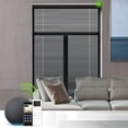 thumbnail image 1 of Yoolax Motorized Mini Venetian Blinds Cordless Smart Horizontal Blinds Remote Control Window Blinds(Black,40"W x 72"H), 1 of 6