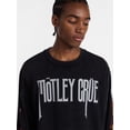 thumbnail image 4 of Motley Crue Men's Mineral Wash Boxy Fit Graphic Long Sleeve Tee Shirt, Sizes XS-4XLT, 4 of 5