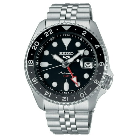 Seiko 5 Sports Automatic Black Dial Mens Watch SSK001