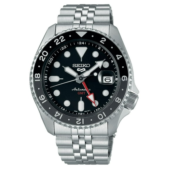 Seiko 5 Sports Automatic Black Dial Mens Watch SSK001
