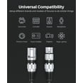 thumbnail image 4 of GearIT DMX to DMX Stage Lighting Cable (50 Feet, 2-Pack) DMX Male to Female (XLR Compatible) 3-Pin Balanced Shielded for DJ LED Moving Head Par Light, Mic Mixer, Recording Studio, Podcast - 50ft, 4 of 8